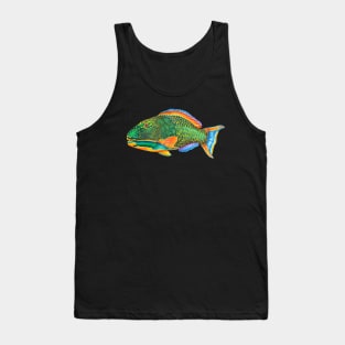 Parrot fish Tank Top